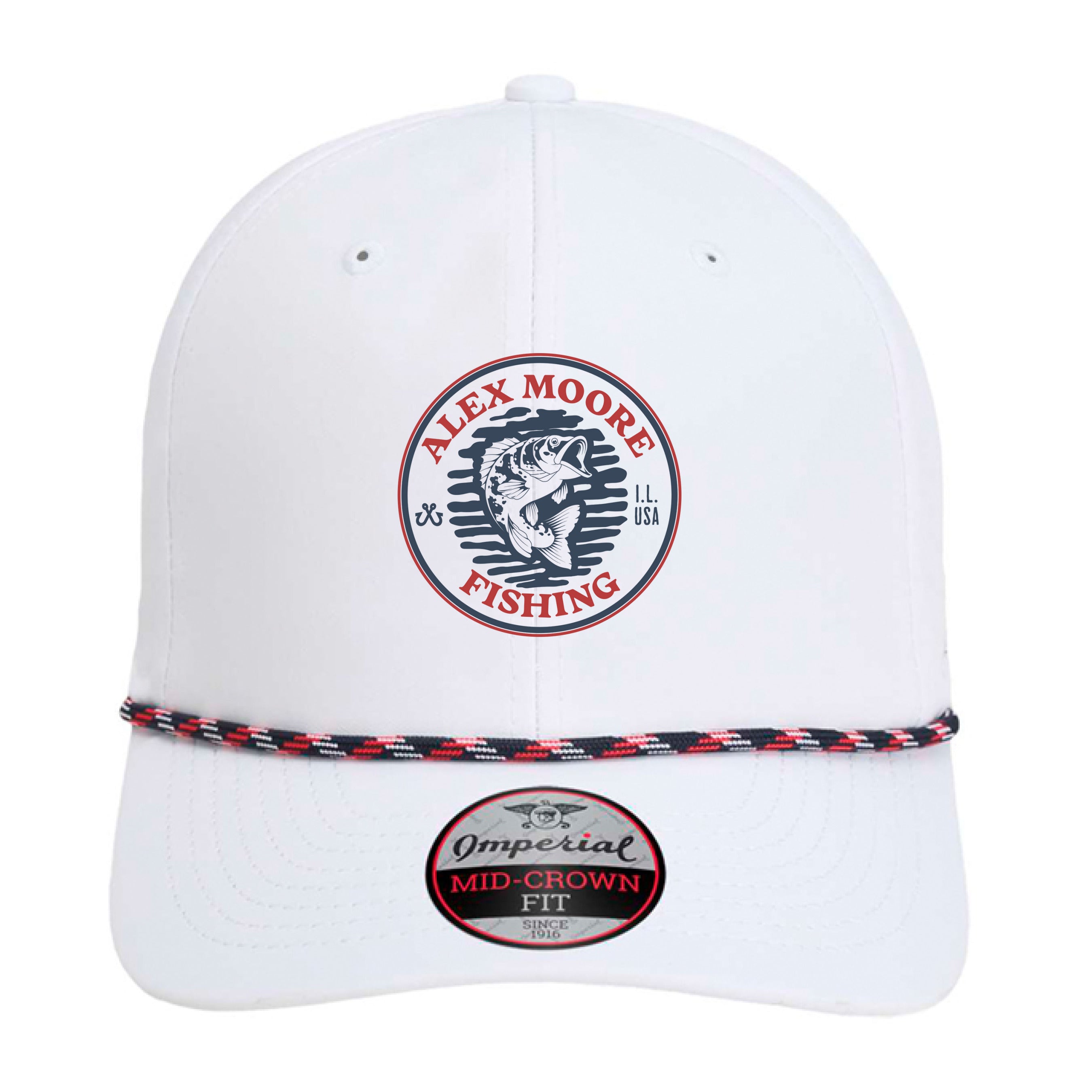 White/ Navy/ White/ Red - FRONT